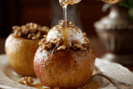 Cinnamon-Spiced Baked Apples with Honey and Walnuts