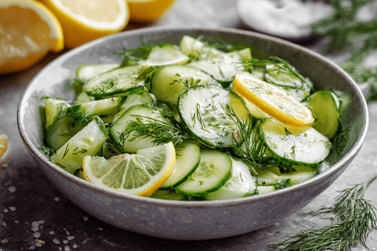 Refreshing Cucumber Salad with Lemon and Dill