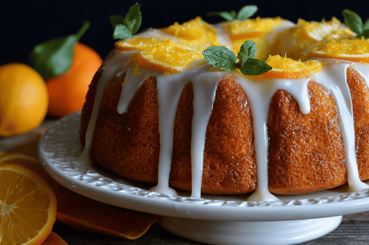 Moist and Zesty Orange Cake with Fresh Citrus Glaze