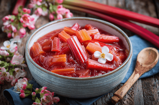 Classic Stewed Rhubarb with Orange and Vanilla