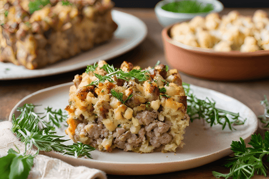 Херби колбаса мясо начинка с шалфеем и луком