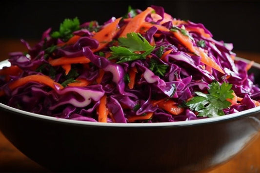 Zesty Red Capbage Salad