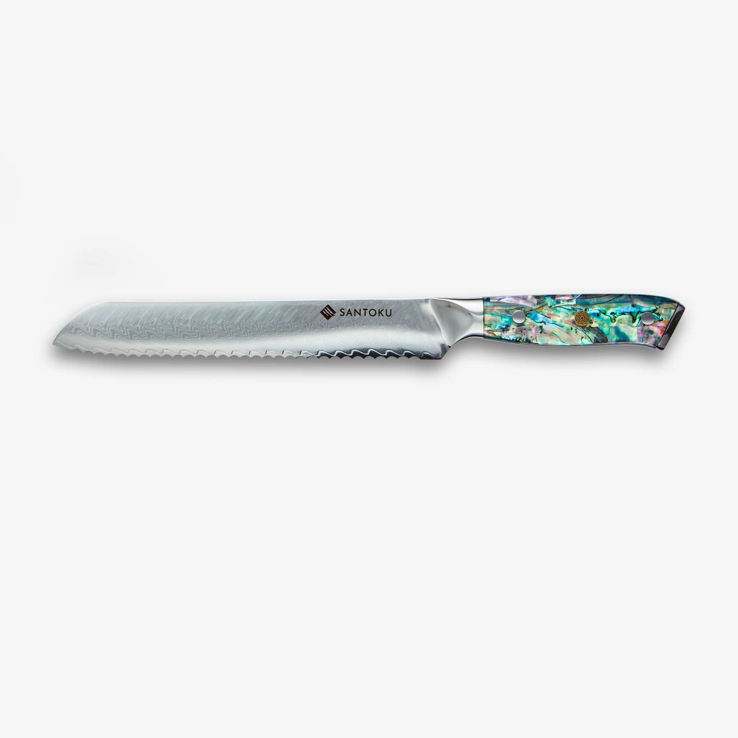 CHIKASHI (ちかし) Damascus Стальной нож с ручкой с уна