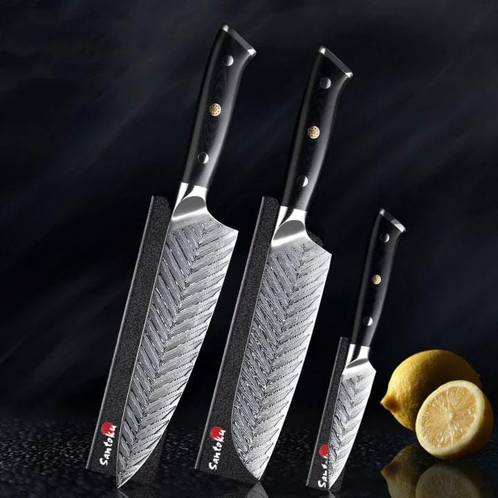 Riku (リク) нож Damascus VG10