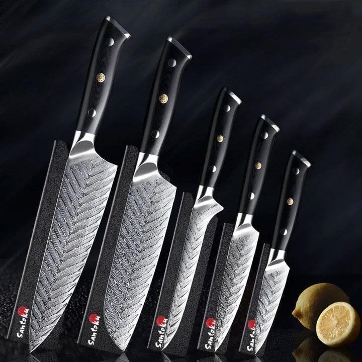 Riku (リク) нож Damascus VG10