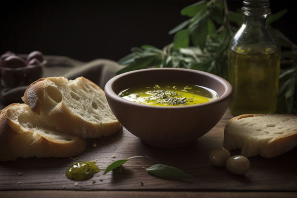 Средиземноморское оливковое масло хлеб