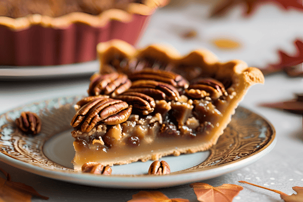 Decadent Southern Bourbon Pecan Pie with a Buttery Crust