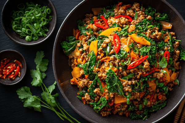 Savoury Turkey Mince Stir-Fry with Vegetables