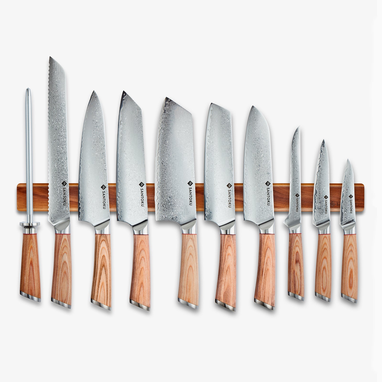 Haruta (はる た た) 67 слой AUS 10 Damascus Steel Kitchen Knives