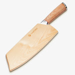 Тесак накири из японской дамасской стали Haruta 7,7 дюйма VG10 с деревянной ручкой и ножнами