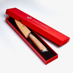 Нож Haruta 6 дюймов VG10 из японской дамасской стали с деревянной ручкой и ножнами