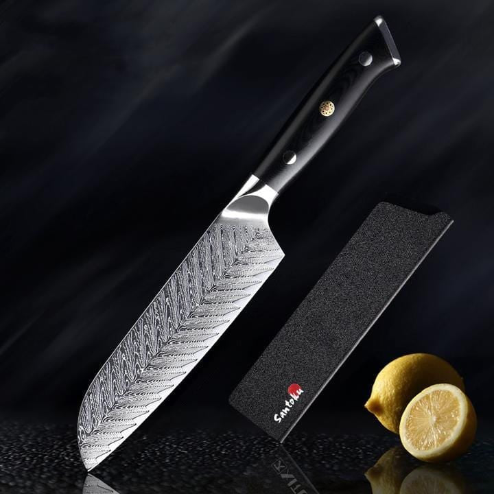 Riku (リク) нож Damascus VG10