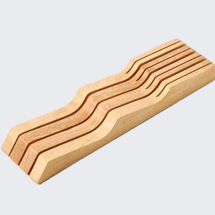 Кухонный нож ящик | Настольный деревянный органайзер